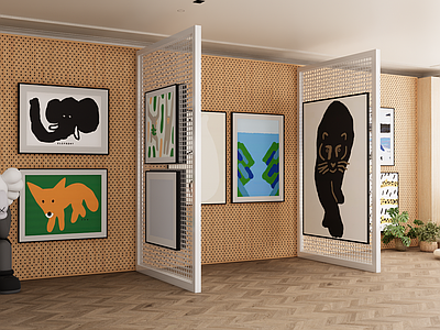 现代其他文化展厅 儿童话 画展 简约画 简约儿童画