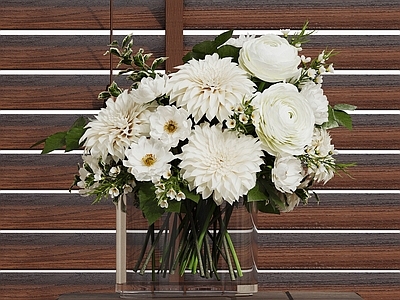 现代花艺 现代花卉 鲜花摆件 玻璃花瓶 花艺花卉 鲜花