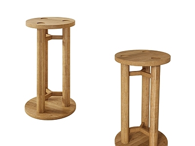 侘寂原木吧凳 吧凳 木凳 高凳 复古吧凳 吧椅
