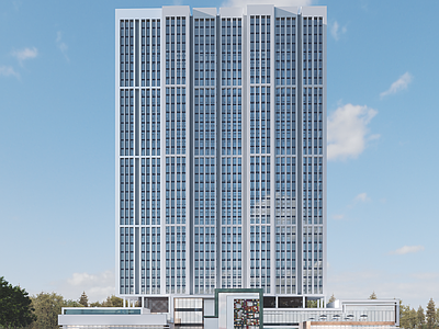 现代酒店建筑 轻奢酒店办公楼 高层酒店办公楼 现代酒店公寓 超高层酒店办公楼 高层酒店建筑