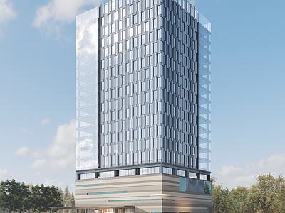 现代酒店建筑 轻奢酒店办公楼 高层酒店办公楼 现代酒店公寓 超高层酒店办公楼 高层酒店建筑