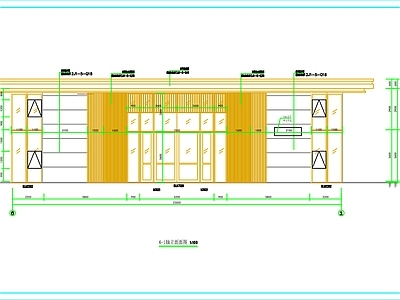 现代新中式其他建筑 小区建筑门头 大区建筑门头 小区门头 施工图
