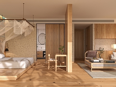 原木民宿 民宿客房