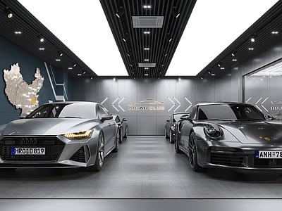 工业现代其他商业空间 汽修 车辆美容 维修