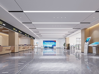 现代新中式其他公共空间 法院 诉服 庭审 法庭