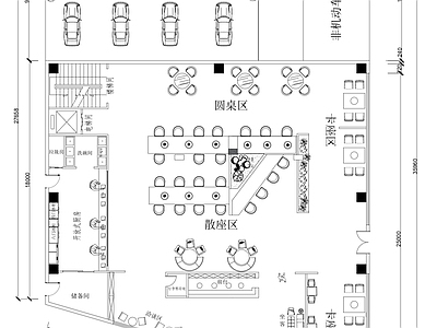 酒店 酒店平面图 现代酒店设计图 两层酒店平面图设 施工图