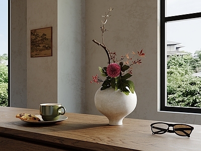 新中式现代花艺 花束 简约 干花 花卉