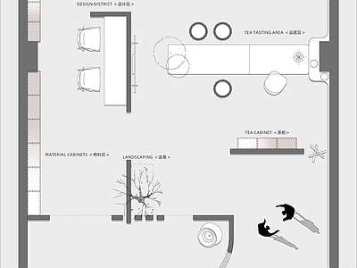 现代工作室 全屋定制 设计工作室 办公室 设计展厅 施工图