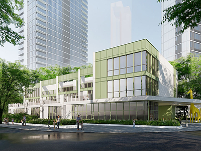 现代学校建筑 现代学校建筑 幼儿园建筑