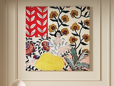 现代复古挂画 女孩房挂画 书房挂画 客厅挂画 玄关挂画 办公室挂画