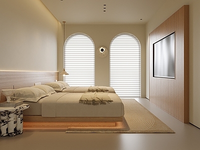 现代民宿客房 酒店客房