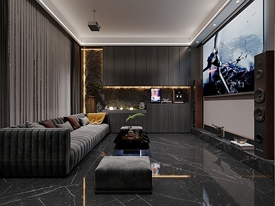 现代工业影音室 地下室