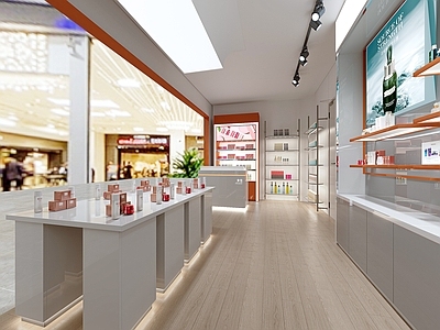 现代简约其他商业空间 化妆 美容 商场