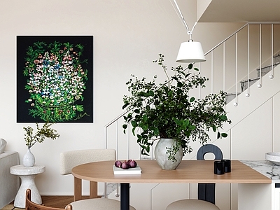 复古北欧公寓 复式公寓 loft 公寓 挑空