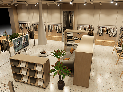 现代服装店 女装店 男装店 箱包店 鞋店