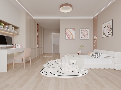 现代简约通用儿童房 男孩房 女孩房