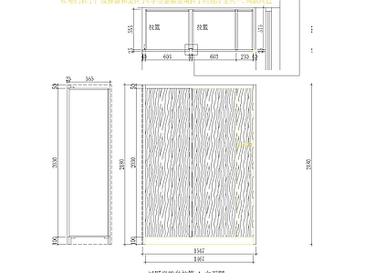 现代极简家具图库 动态图块 现代别墅储物柜 极简别墅储物柜 别墅拉篮储物柜 施工图