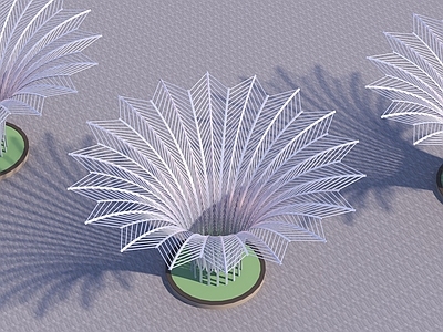 现代景观雕塑 不锈钢雕塑 棕榈