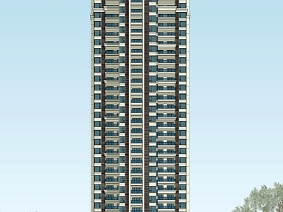 现代高层住宅 高层住宅建筑