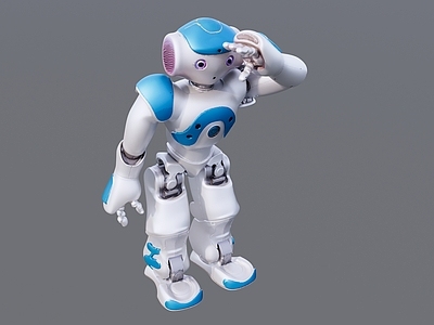 现代虚拟人物 瞭望中的机器人