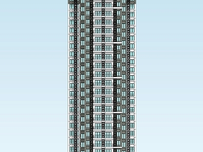 现代高层住宅 超高层住宅 高密度