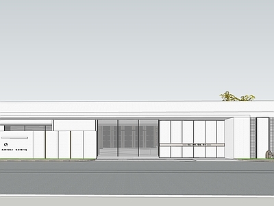 现代小区建筑 酒店式示范区