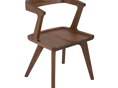 中古原木餐椅 木椅 书椅 单椅 餐椅