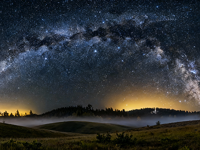 现代天空HDR 夜景星空HDR 夜景HDR 宇宙星空HDR