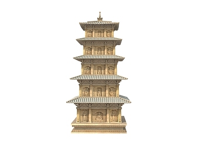 中式古建 中式 古建 宝塔