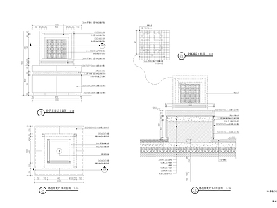 现代灯具图库 景观灯 特色景观灯 施工图
