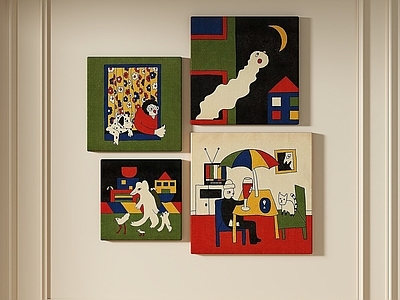 现代复古挂画 书房挂画 客厅挂画 玄关挂画 办公室挂画