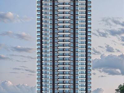 现代高层住宅 高层住宅建筑