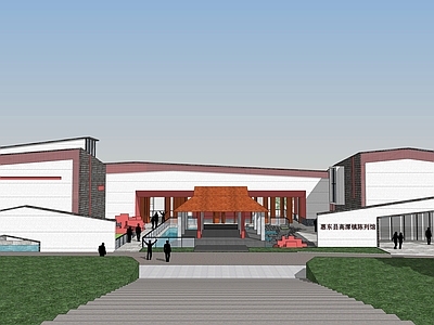 现代展览馆建筑 陈列馆 博物馆 展览馆 文化馆 纪念馆