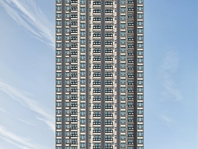 现代高层住宅 高层住宅建筑 高密度