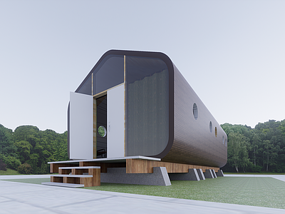 现代其他景观小建筑 树屋