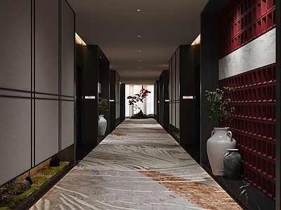 现代酒店 酒店走廊