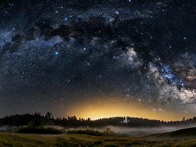现代天空HDR 宇宙星空HDR 夜景HDR