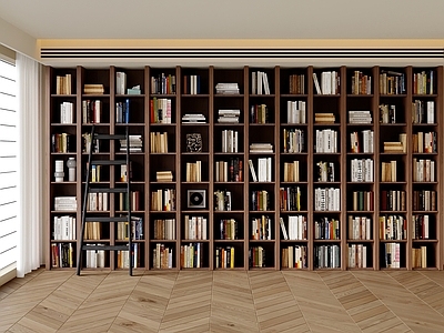 现代中古书柜 书房书柜 办公室书柜 客厅书柜 满墙书柜 开放书柜