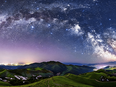 现代天空HDR 夜景星空HDR 宇宙星空HDR 夜景HDR