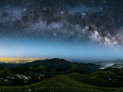 现代天空HDR 夜景星空HDR 宇宙星空HDR