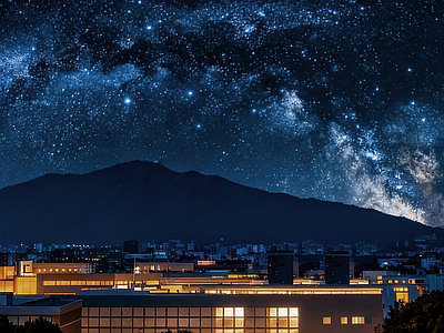 现代天空HDR 夜景星空HDR 宇宙星空HDR