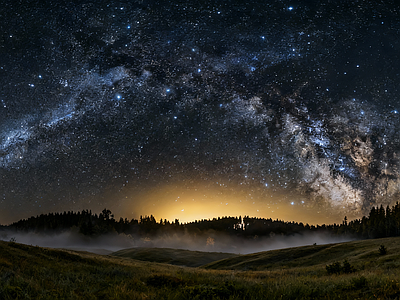 现代天空HDR 夜景星空HDR 宇宙星空HDR 夜景HDR