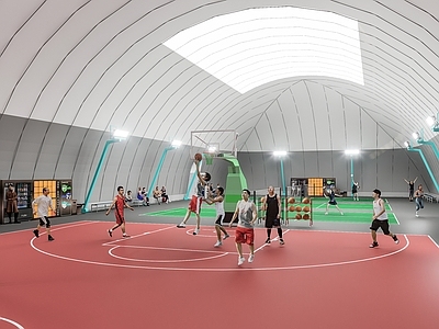 现代体育建筑 气膜建筑 气膜体育馆 封闭体育馆