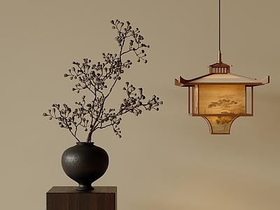 简约中古花艺 干花 插花 茶几摆件 餐桌摆件