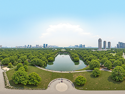 现代天空HDR 城市背景紫霞天空