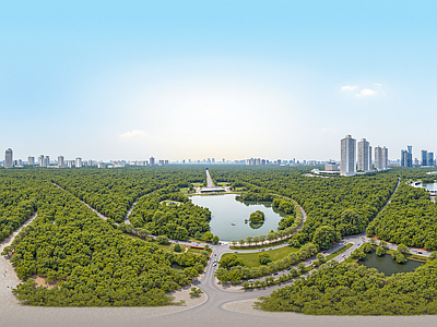 现代天空HDR 城市背景紫霞天空