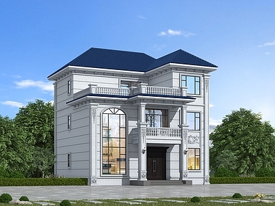 欧式独栋别墅 自建房别墅