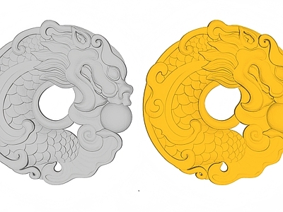 现代中式背景墙 龙鱼 浮雕 龙 雕刻 画