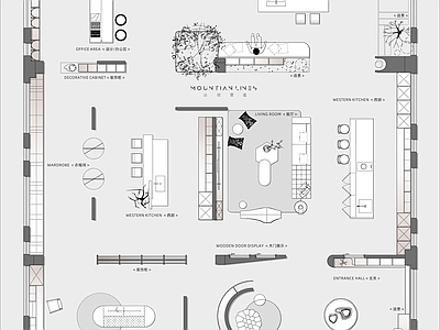 其他展厅 全屋定制展厅 不锈钢展厅 办公设计展厅 施工图
