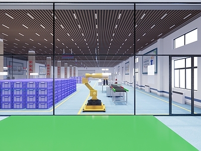 现代其他公共空间 厂房 车间车间